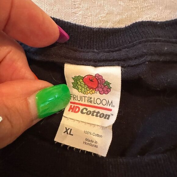 COPY - Black T-Shirt with 'Oh Fudge' Graphic Christmas Story Size XL - Picture 5 of 5